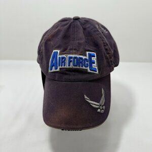 Mitchell USA Us Air Force Baseball Hat Logo Wing Cap Pride Patriot Veteran Rusty